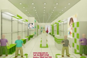 4 phong cách thiết kế shop thời trang trẻ em ấn tượng 